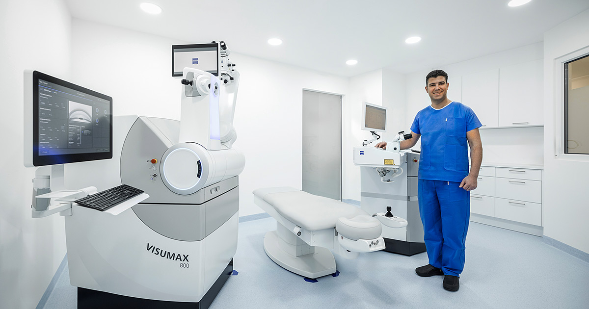 ZEISS Augenlaser-System Visumax 800 und MEL90
